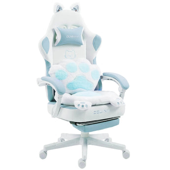 Dowinx Cat Paw Series LS-66D52 White-blue dowinx-gaming-chair.EU