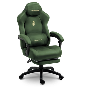 Dowinx Luxury Series Suede LS-6668E Green dowinx-gaming-chair.EU
