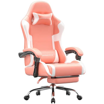 Dowinx Leather Gaming Chair LS-66D58J Pink Dowinx
