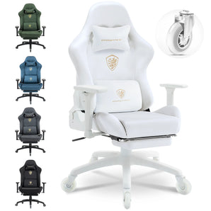 Dowinx Luxury Series Suede LS-66D68A White dowinx-gaming-chair.EU