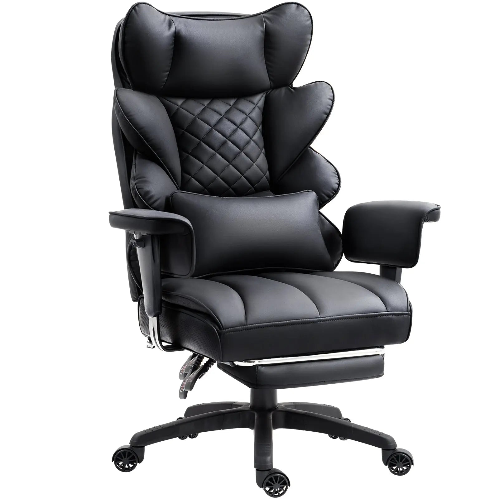 Dowinx Leather Sofa Chair LS-66BG101 Black (90-135° Tilt Locking Function) Dowinx