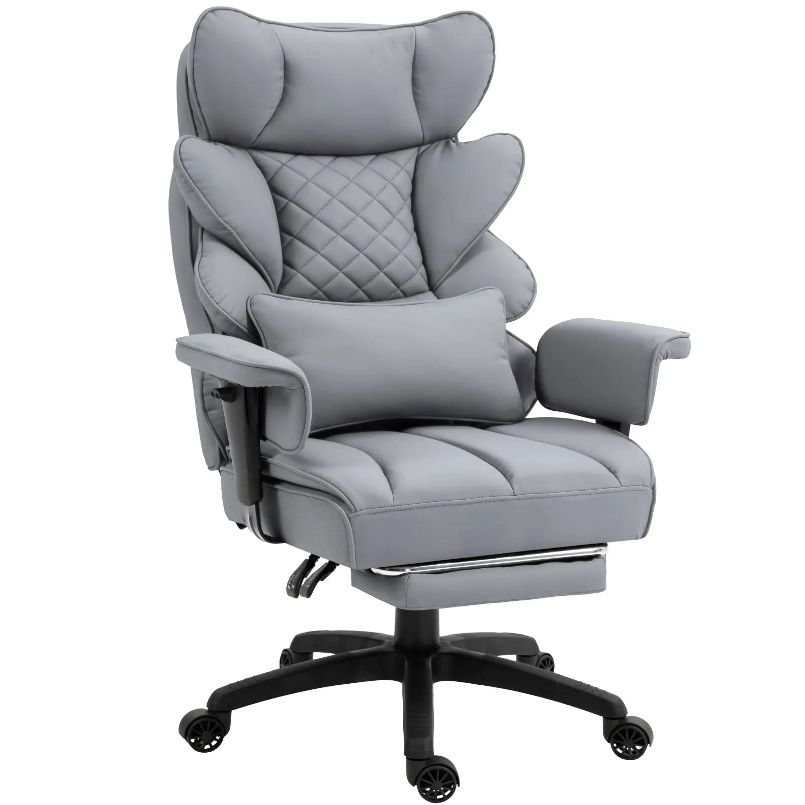 Dowinx Leather Sofa Chair LS-66BG103 Grey ((90-135° Tilt Locking Function)) dowinx-gaming-chair.EU