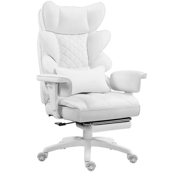 Dowinx Leather Sofa Chair LS-66BG104 White dowinx-gaming-chair.EU
