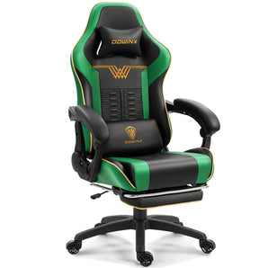 Dowinx Leather Gaming Chair LS-66D87 Green Dowinx