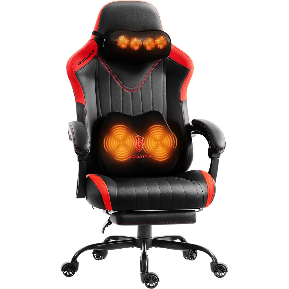 Silla De Juego Dowinx Con Masaje De Cuello Calefactable LS 66D59A Silla De Juego Dowinx Con Masaje De Cuello Calefactable LS 66D59A