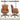 Dowinx Cross Legged Office Chair QL-66B2 Brown Dowinx