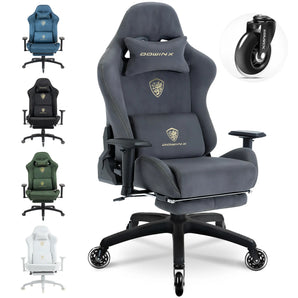 Dowinx Luxury Series Suede LS-66D68A Grey dowinx-gaming-chair.EU